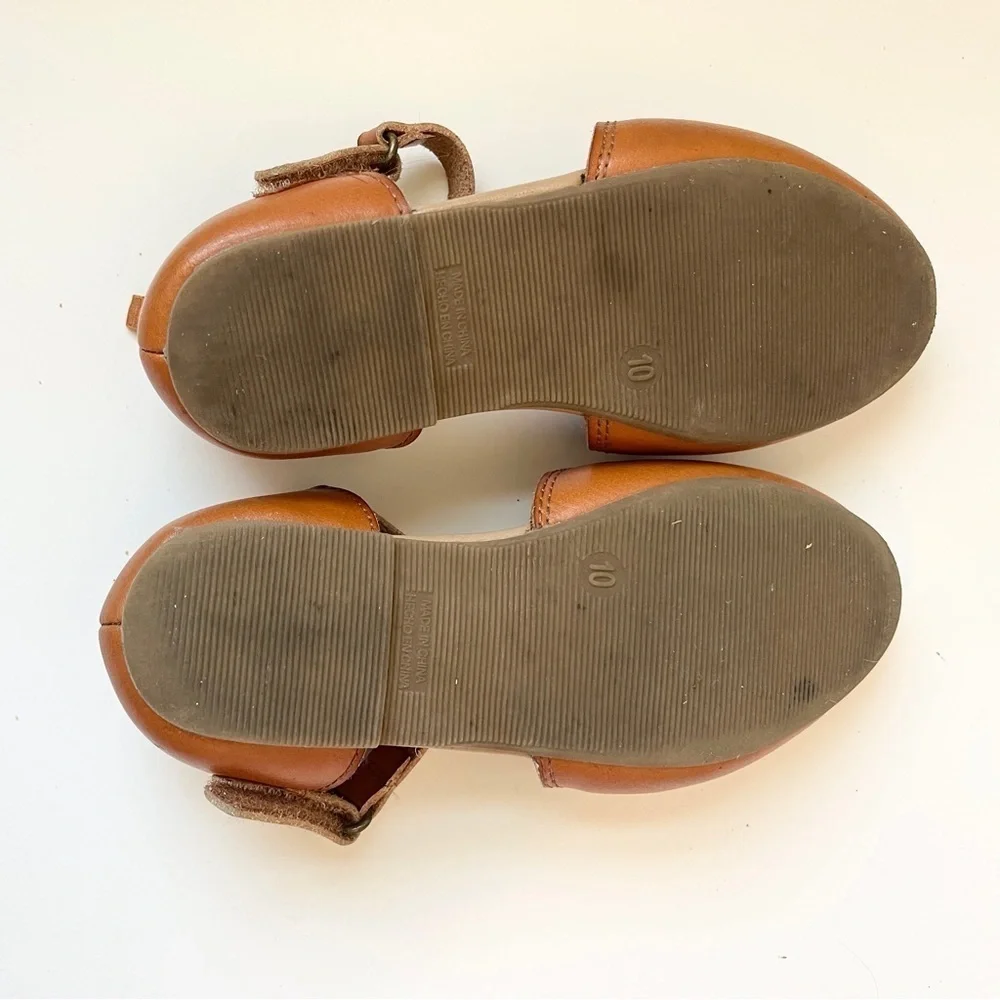 Toddler Girls Cognac Huarache Sandals